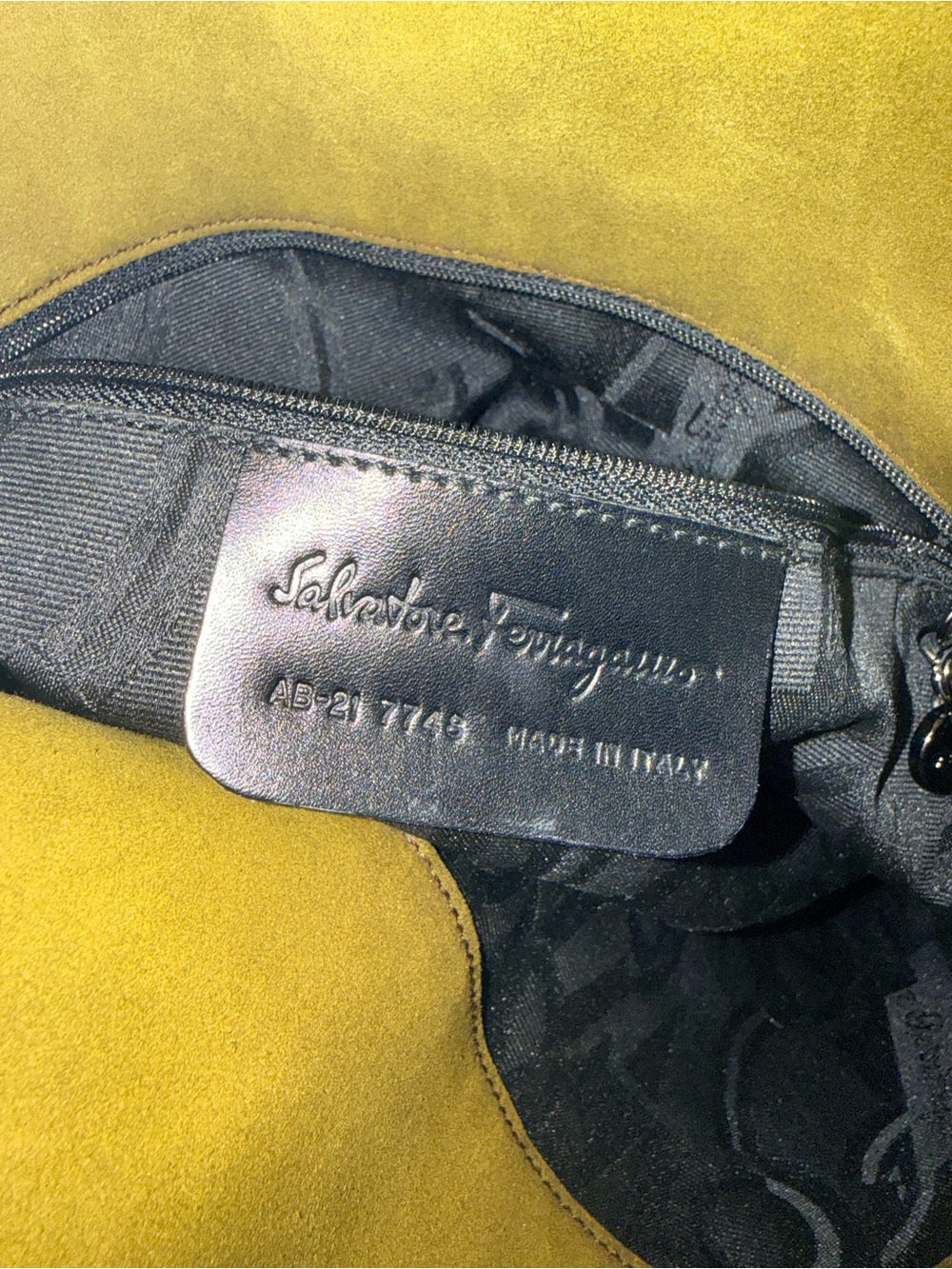 Salvatore Ferragamo Archival Ombré Suede Gancini Hobo - Picture 8 of 11